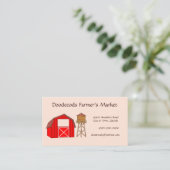 Bauer Visitenkarte (Stehend Vorderseite)