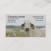 Bauer-Visitenkarte für Rinder Visitenkarte (Vorderseite)