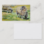 Bauer-Visitenkarten für Schafe und Lämmer Visitenkarte (Vorne/Hinten)