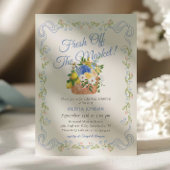 Bauer von Blumenkohl-Brautparty frisch vom Markt Einladung