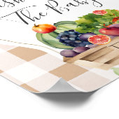 Bauer von lokal angebauten Veggies wünscht sich ei Poster (Ecke)