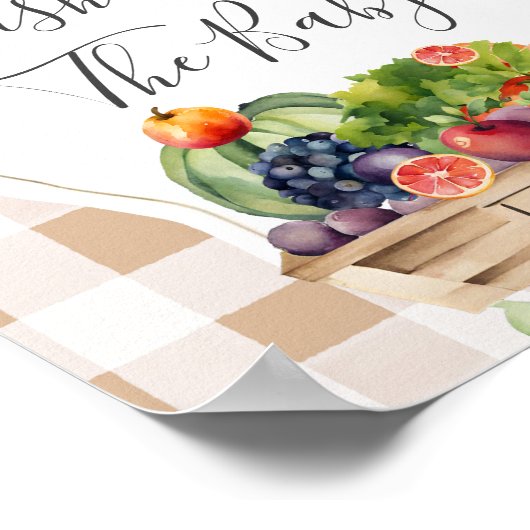 Bauer von lokal angebauten Veggies wünscht sich ei Poster (Ecke)