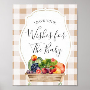 Bauer von lokal angebauten Veggies wünscht sich ei Poster