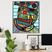 "Bauer" von Ruchell Alexander Poster (Heimbüro)