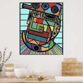 "Bauer" von Ruchell Alexander Poster (Küche)