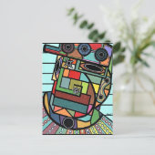 "Bauer" von Ruchell Alexander Postkarte (Stehend Vorderseite)