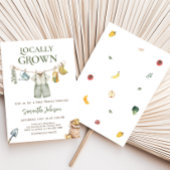 Bauer vor Ort Grown Baby Shower Einladung