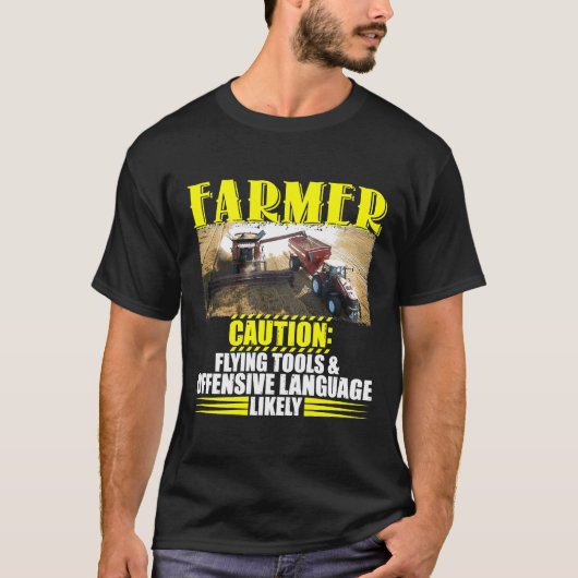 Bauer Vorsicht beim Flying Tools Offensive Languag T-Shirt (Vorderseite)