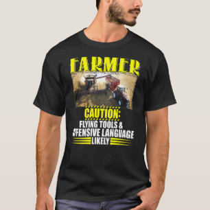 Bauer Vorsicht beim Flying Tools Offensive Languag T-Shirt