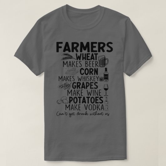 Bauer Weizen T-Shirt (Design vorne)