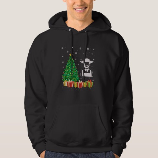 Bauer Xmas Tree Lighting Weihnachtsmannmütze Bauer Hoodie (Vorderseite)