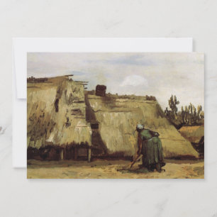 Bäuerin gräbt Cottage von Vincent van Gogh