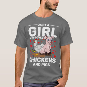 Bäuerinnen Bauernmädchen Hühnerliebhaber landwirts T-Shirt