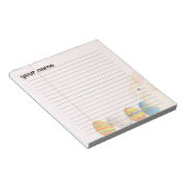 bäuerliche Osterzeit Notizblock (angewinkelt)