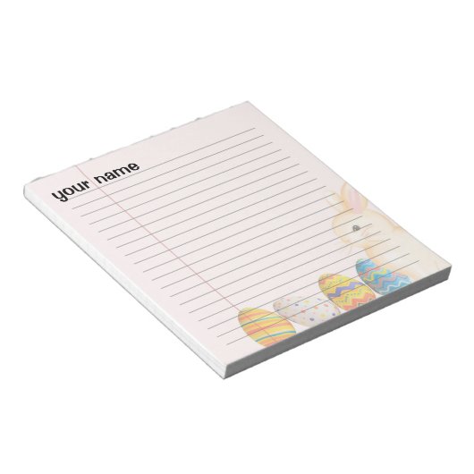 bäuerliche Osterzeit Notizblock (angewinkelt)