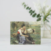 Bauern, 1877 postkarte (Stehend Vorderseite)