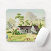 Bauern auf den Paddy-Gebieten Mousepad (Mit Mouse)