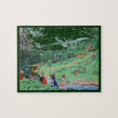 Bauern auf einem Feld Puzzle (Horizontal)