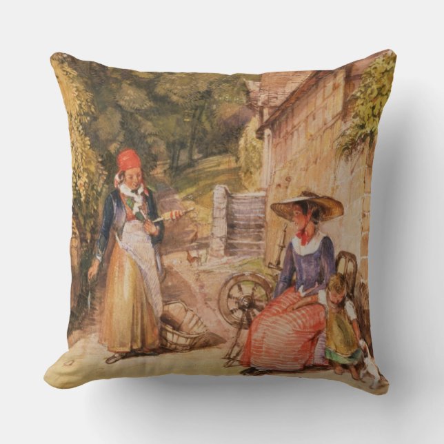 Bauern des Schwarzwalds Kissen (Vorderseite)