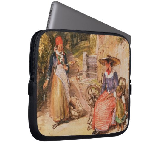 Bauern des Schwarzwalds Laptopschutzhülle (Vorne Rechts)