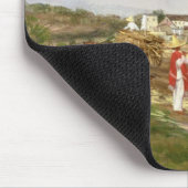 Bauern, die Zuckerrohr sammeln Mousepad (Ecke)