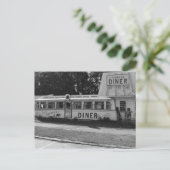 Bauern Diner Vermont Black & White - Postcard Postkarte (Stehend Vorderseite)