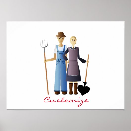 Bauern Ehefrau Queen of Spades Thunder_Cove Poster (Vorne)