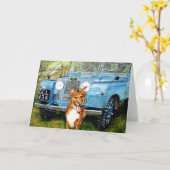 "Bauern Freunde": Leerkarte Karte (Gelbe Blume)