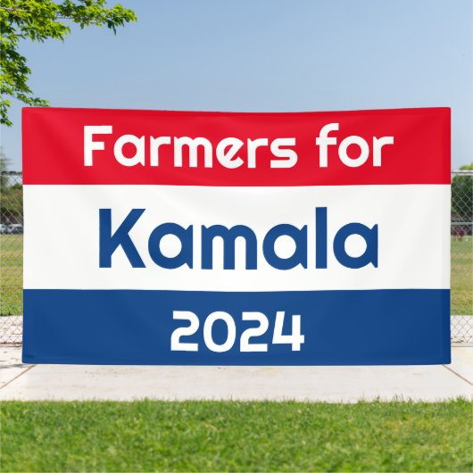 Bauern für Kamala Harris 2024 Banner (Außenbereich)