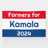 Bauern für Kamala Harris 2024 Banner (Horizontal)