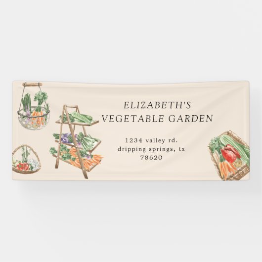 Bauern für pflanzliche Aquakultur Marktbanner Banner (Horizontal)