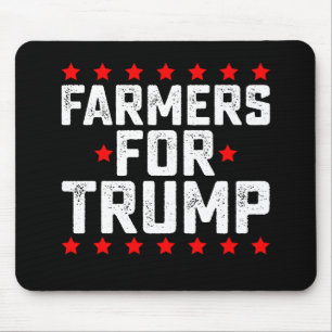 Bauern für Trump Präsidentschaftswahl Vintage Mousepad
