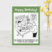 Bauern Habe den Schäferkuchen Karte (Gelbe Blume)