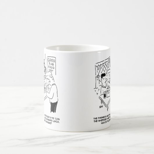 Bauern Had Shepherd's Pie Kaffeetasse (Mittel)