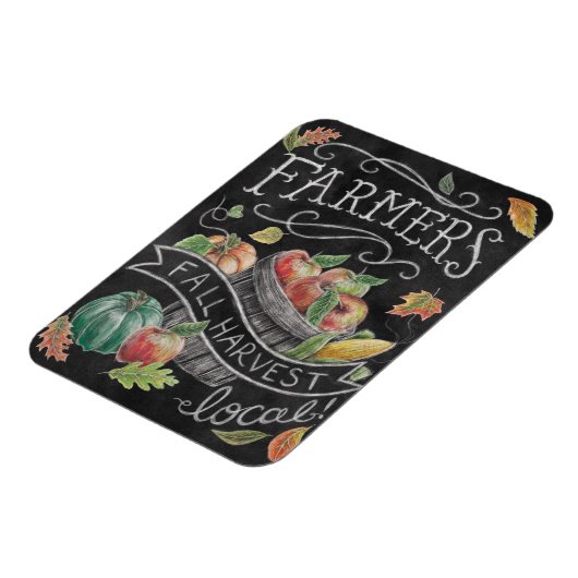 Bauern Herbsternte Magnet (Linke Seite)