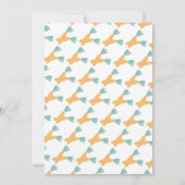 Bauern im Sommer Obst und Gemüse Einladung (Rückseite)