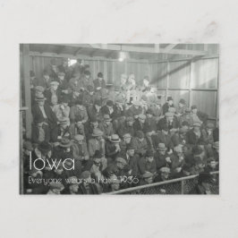 Bauern in der Galerie Postkarte