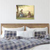 Bauern in Ruhe Leinwanddruck (Insitu (Schlafzimmer))