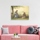 Bauern in Ruhe Leinwanddruck (Insitu (Wohnzimmer))