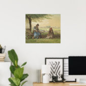 Bauern in Ruhe Poster (Heimbüro)