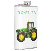 Bauern John Deere Tractor Flachmann (Rechts)