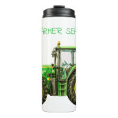 Bauern John Deere Tractor Thermosbecher (Vorderseite)