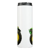 Bauern John Deere Tractor Thermosbecher (Rückseite)