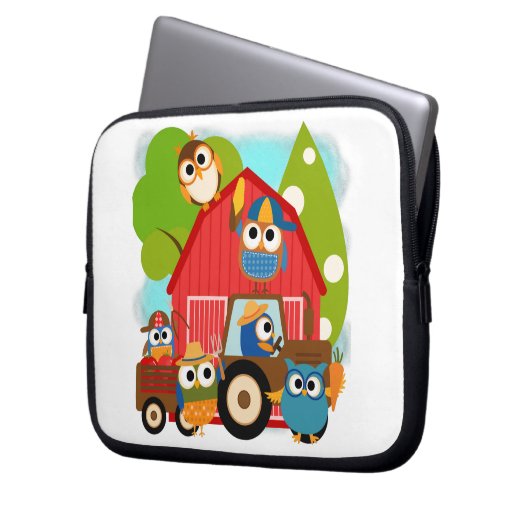 Bauern Laptopschutzhülle (Vorderseite Links)