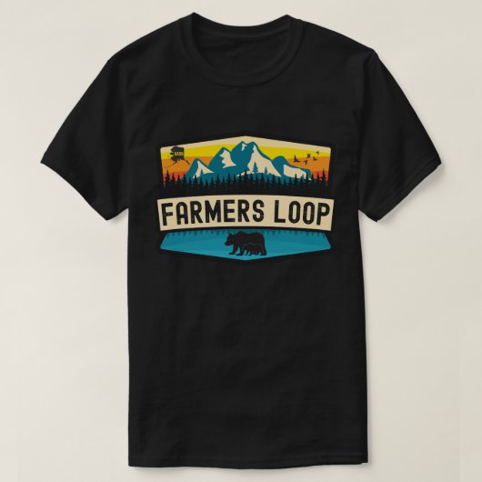 Bauern Loop, Alaska T-Shirt (Design vorne)
