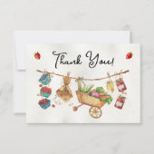 Bauern Market Baby Dusche Vielen Dank Einladung (Vorderseite)