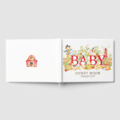 Bauern Market Baby Showbuch Gästebuch (Voll)