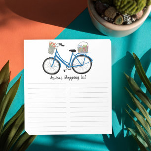 Bauern Market Bike Grocerto Einkaufsliste CUSTOM Notizblock