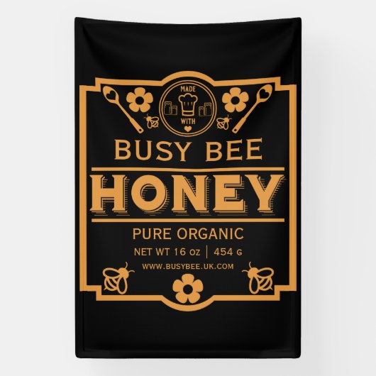 Bauern Market Honey Jar Banner (Vertikal)