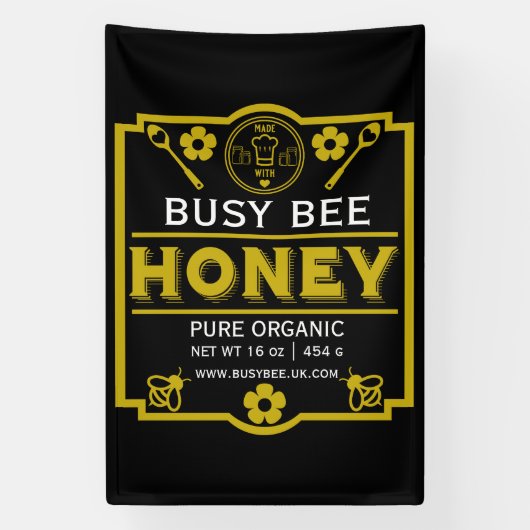Bauern Market Honey Jar Banner (Vertikal)